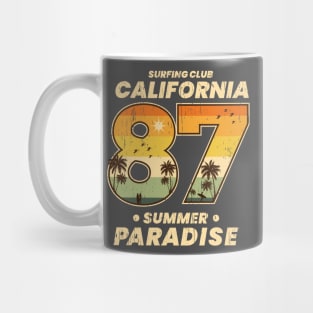 California Paradise 1987 vintage distressed Mug